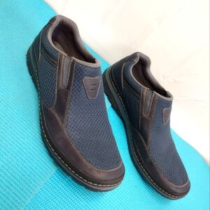 ROCKPORT Men's Blue Slip On Comfort Loafers Shoes Lightweight Size 13